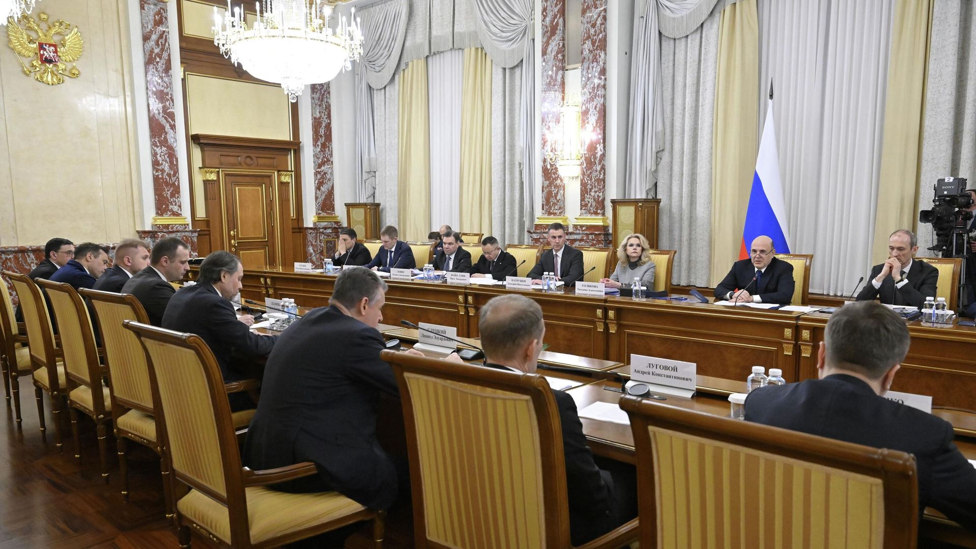 Председатель правительства РФ Михаил Мишустин проводит встречу с депутатами думской фракции ЛДПР - РИА Новости, 1920, 12.02.2026