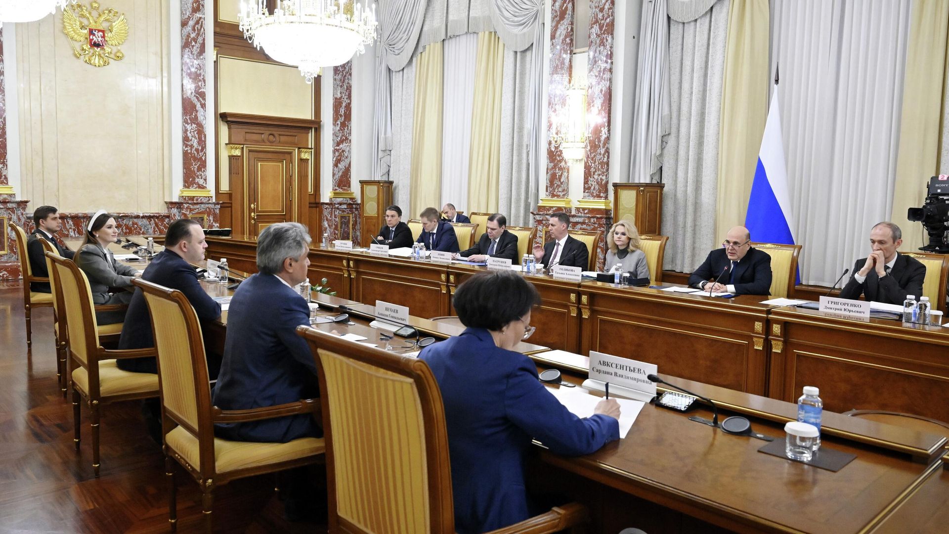 Председатель правительства РФ Михаил Мишустин проводит встречу с депутатами думской фракции Новые люди. 12 февраля 2026 Председатель правительства РФ Михаил Мишустин проводит встречу с депутатами думской фракции Новые люди. 12 февраля 2026 - РИА Новости, 1920, 12.02.2026