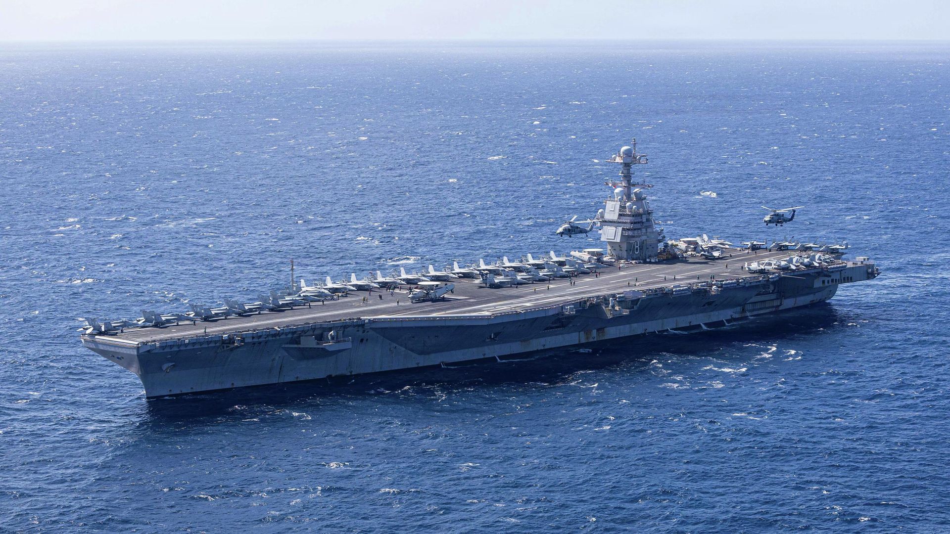Авианосец USS Gerald R. Ford ВМС США Авианосец USS Gerald R. Ford ВМС США - РИА Новости, 1920, 24.02.2026