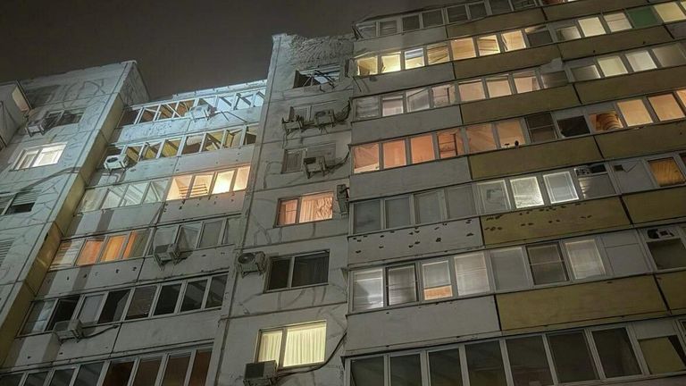 Последствия обстрела Белгорода со стороны ВСУ 13 февраля 2026 Последствия обстрела Белгорода со стороны ВСУ 13 февраля 2026