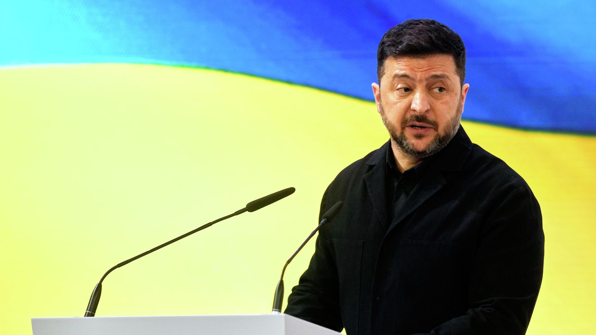 Владимир Зеленский выступает на Мюнхенской конференции по безопасности Владимир Зеленский выступает на Мюнхенской конференции по безопасности - РИА Новости, 1920, 27.02.2026
