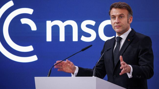Президент Франции Эммануэль Макрон