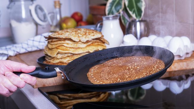 Бархатные блины на ряженке и простокваше