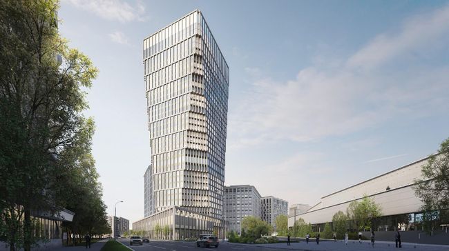 Бизнес-центр Север рядом со станцией метро Динамо в Москве