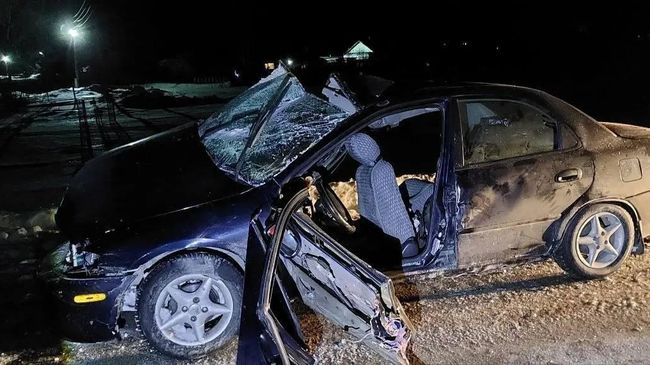 На месте ДТП с участием автобуса в Омской области