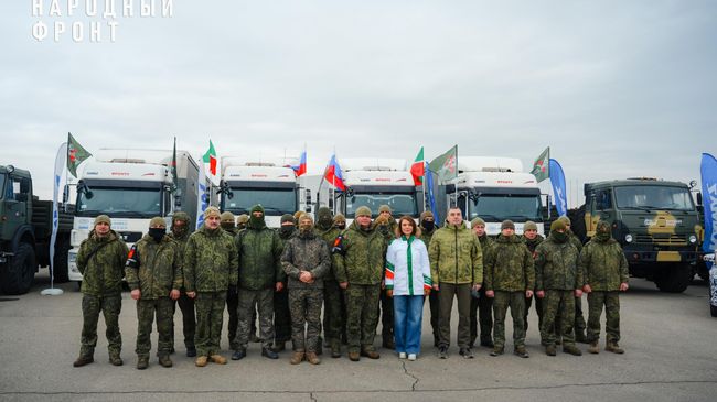 Гуманитарный груз военнослужащим на СВО от сотрудников КАМАЗа 