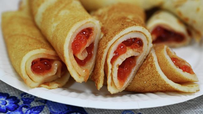 Блины с икрой Блины с икрой