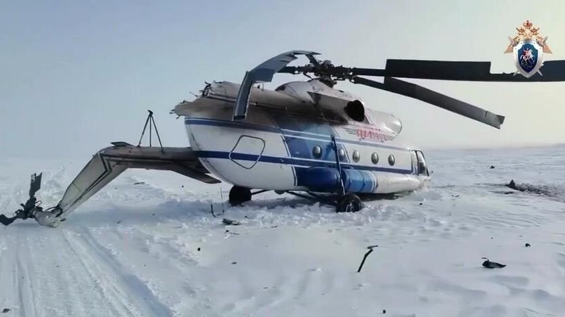 Вертолет Ми-8, совершивший жесткую посадку в Ямало-Ненецком автономном округе Вертолет Ми-8, совершивший жесткую посадку в Ямало-Ненецком автономном округе - РИА Новости, 1920, 21.02.2026