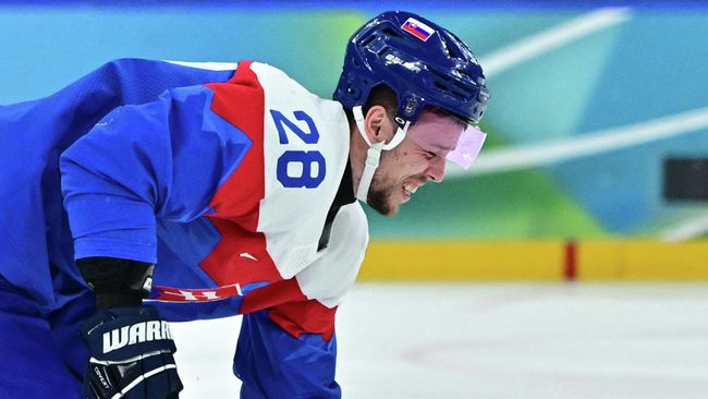 Хоккеист сборной Словакии Мартин Гернат на Олимпиаде-2026
