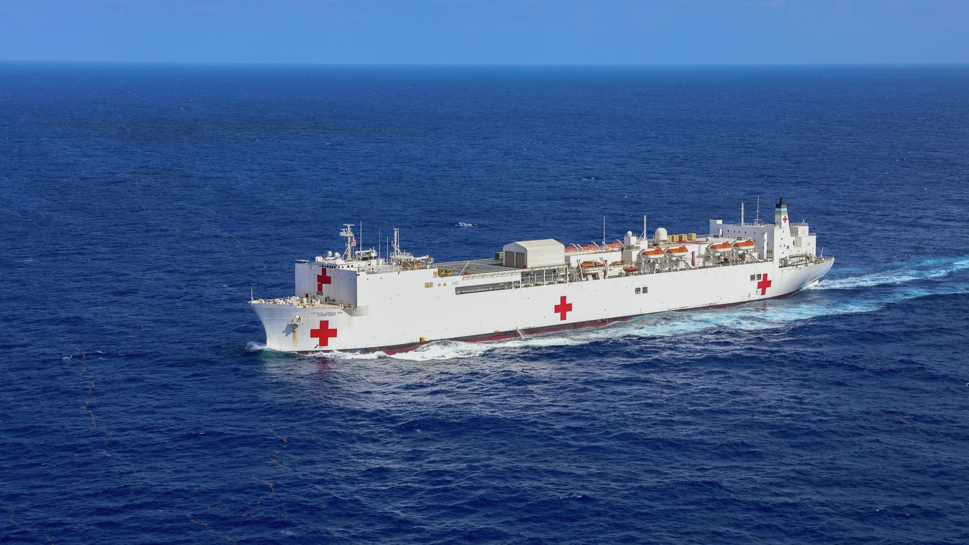 Госпитальное судно USNS Comfort ВМС США - РИА Новости, 1920, 22.02.2026
