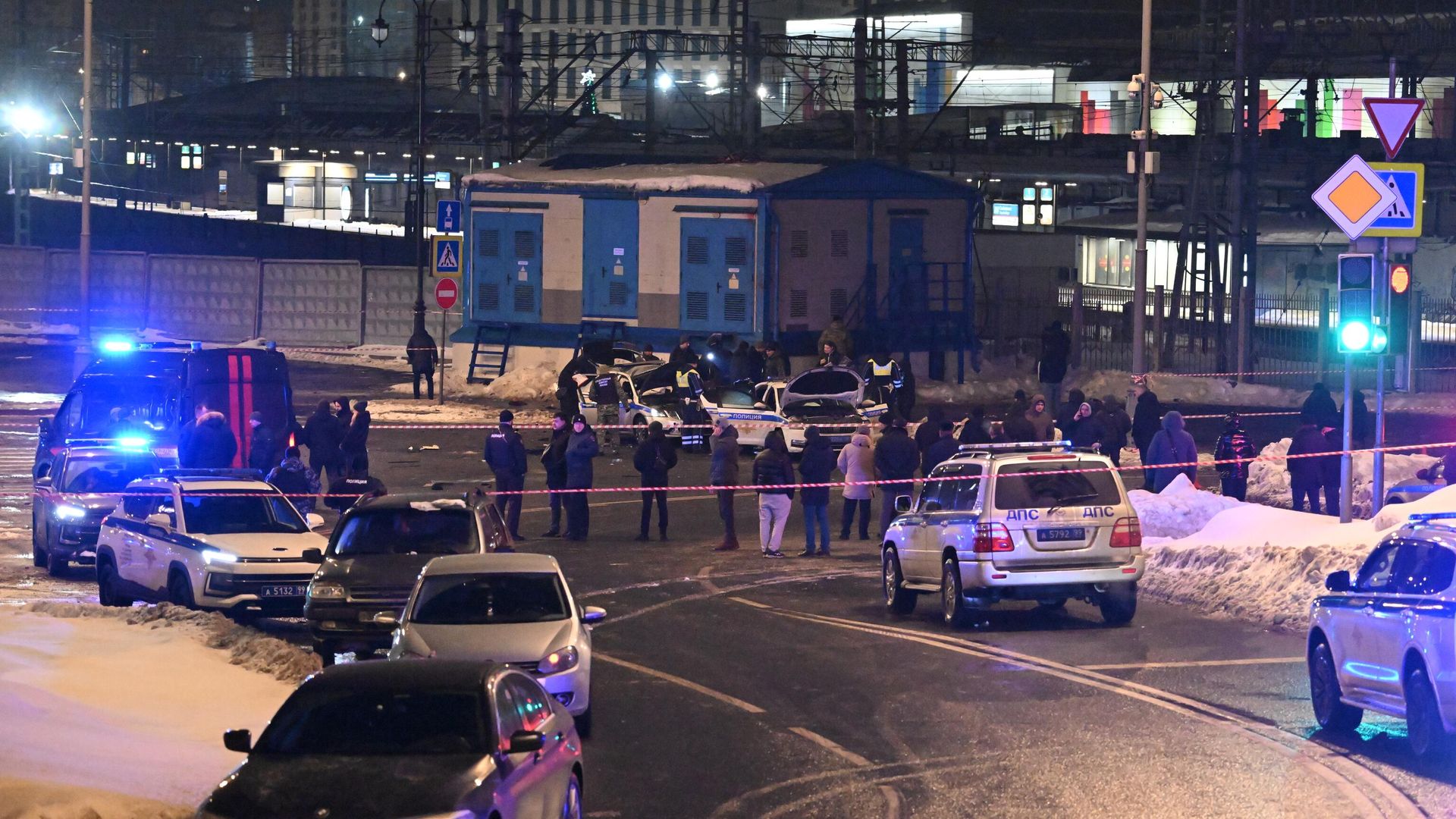 Взрыв автомобиля на площади Савеловского вокзала Взрыв автомобиля на площади Савеловского вокзала - РИА Новости, 1920, 24.02.2026