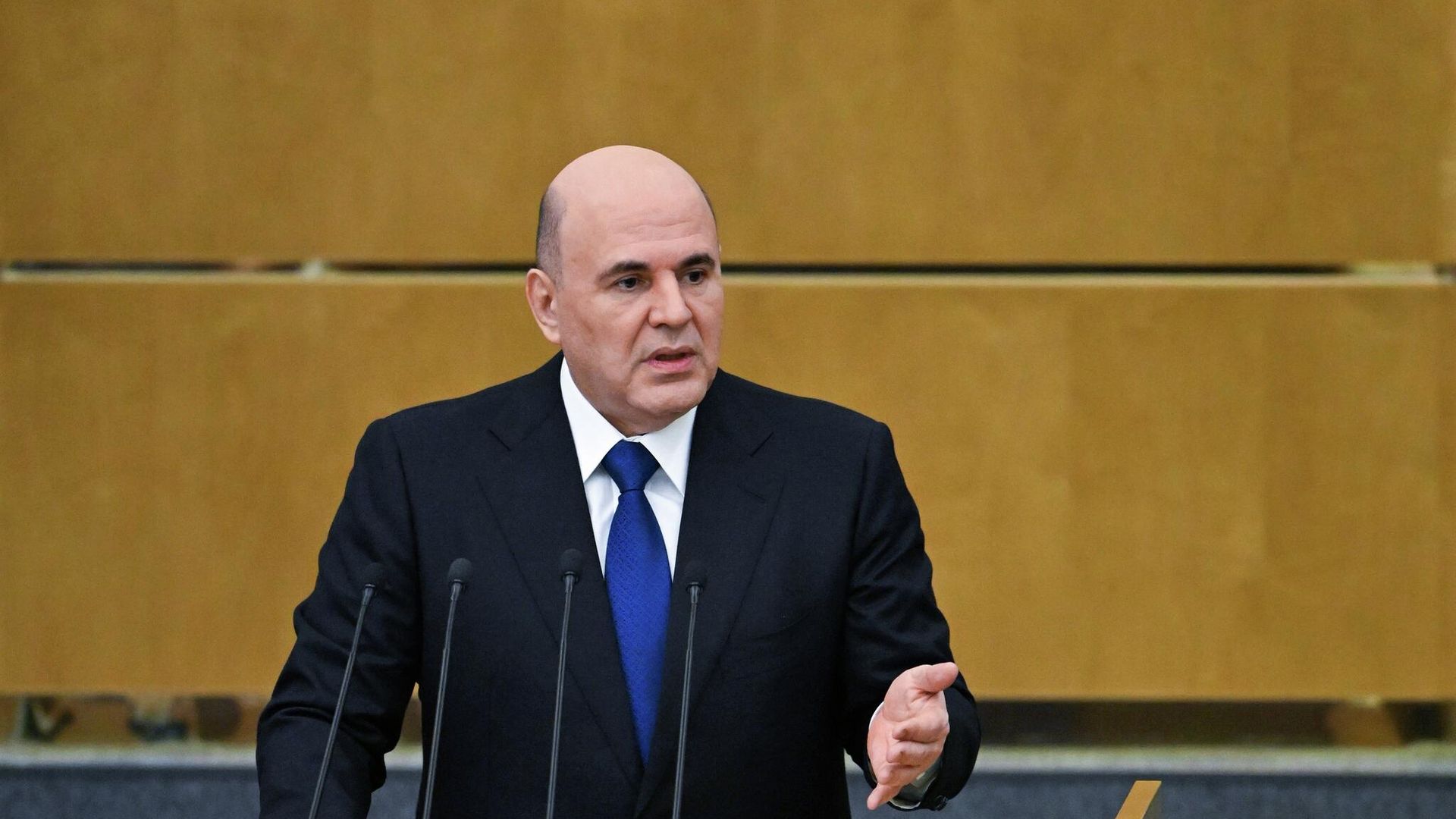 Председатель правительства РФ Михаил Мишустин выступает с ежегодным отчетом правительства РФ в Государственной Думе Председатель правительства РФ Михаил Мишустин выступает с ежегодным отчетом правительства РФ в Государственной Думе - РИА Новости, 1920, 25.02.2026