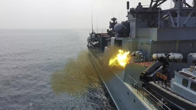 Международные военно-морские учения Милан-2026 с участием фрегата Тихоокеанского флота РФ Маршал Шапошников в Индии