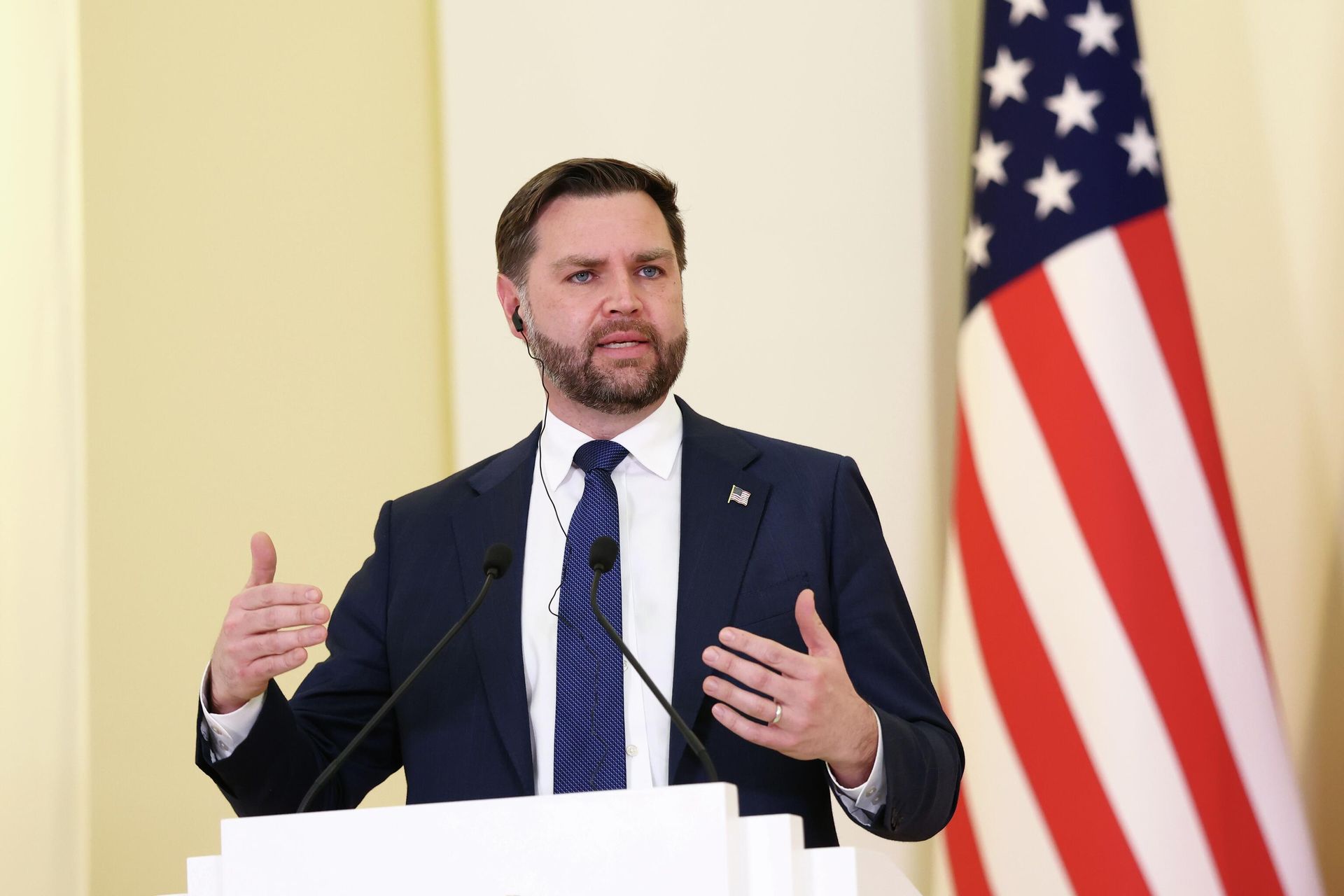 Вице-президент США Джей Ди Вэнс Вице-президент США Джей Ди Вэнс - РИА Новости, 1920, 20.03.2026