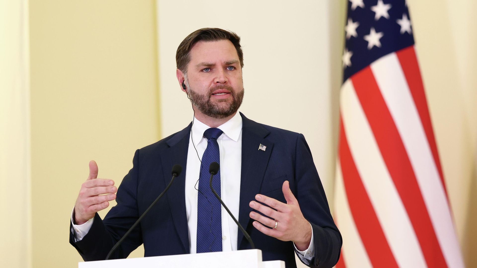 Вице-президент США Джей Ди Вэнс Вице-президент США Джей Ди Вэнс - РИА Новости, 1920, 19.03.2026