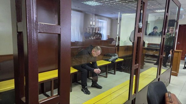 Владимир Борисов во время оглашения приговора в суде Ханты-Мансийского автономного округа