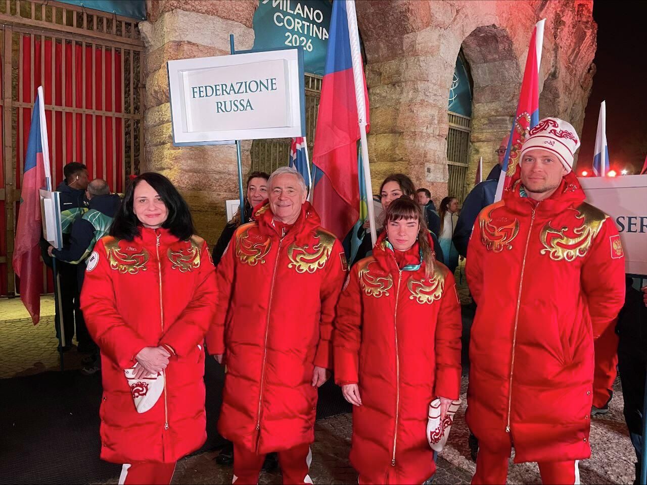Российская делегация на церемонии открытия Паралимпиады в Италии - РИА Новости, 1920, 07.03.2026
