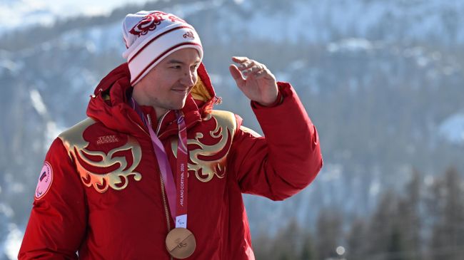 Паралимпиада-2026. Горные лыжи. Скоростной спуск. Церемония награждения