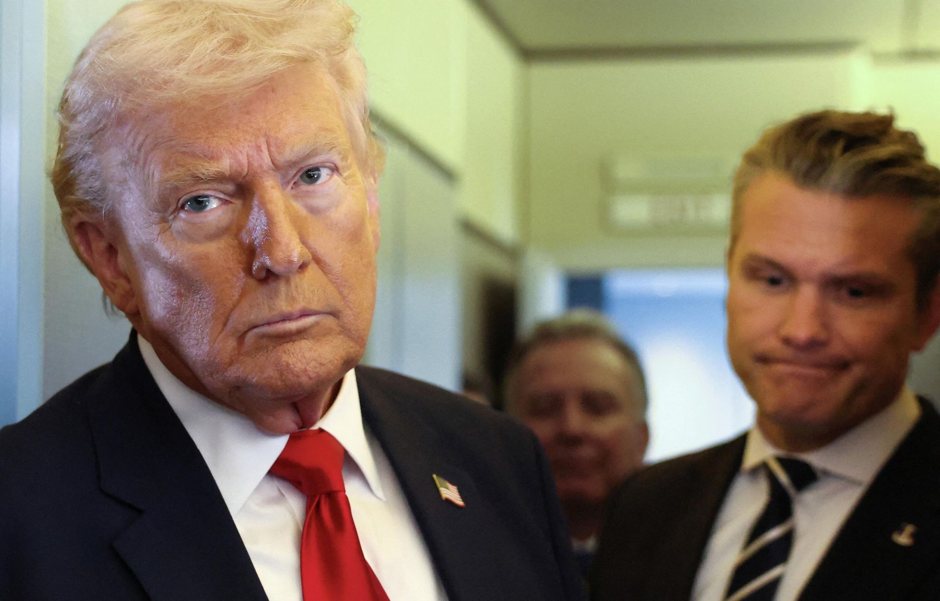 Президент США Дональд Трамп беседует с журналистами Президент США Дональд Трамп беседует с журналистами - РИА Новости, 1920, 11.03.2026