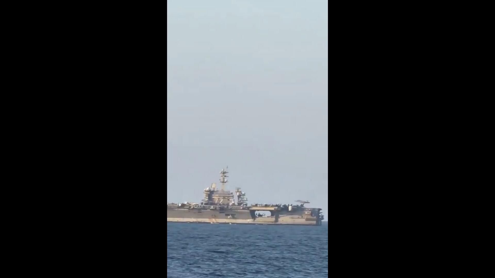 ЧП на борту авианосца США у Ирана ЧП на борту авианосца США у Ирана - РИА Новости, 1920, 09.03.2026