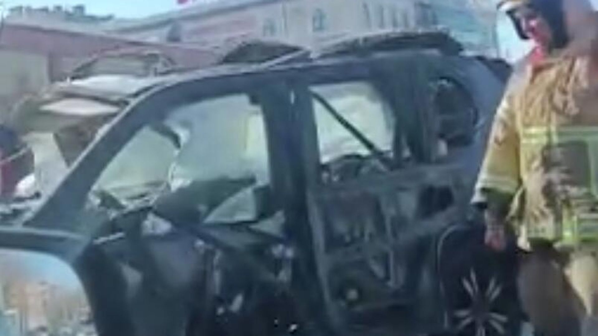 Последствия взрыва газового баллона в автомобиле в подмосковной деревне Селятино Последствия взрыва газового баллона в автомобиле в подмосковной деревне Селятино - РИА Новости, 1920, 10.03.2026