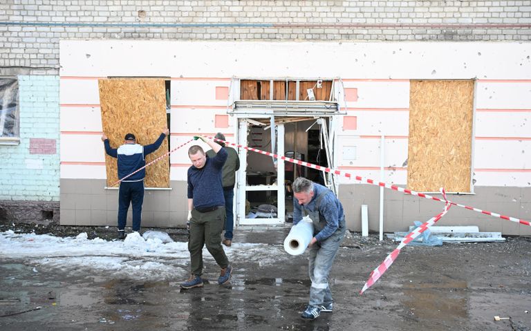 Последствия ракетного удара ВСУ по Брянску Последствия ракетного удара ВСУ по Брянску
