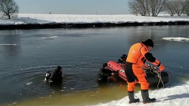 Поисковые работы на месте пропажи детей в Звенигороде