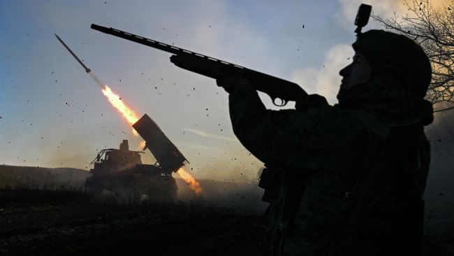 Боевая работа расчета РСЗО Град группировки войск Центр на Днепропетровском направлении СВО