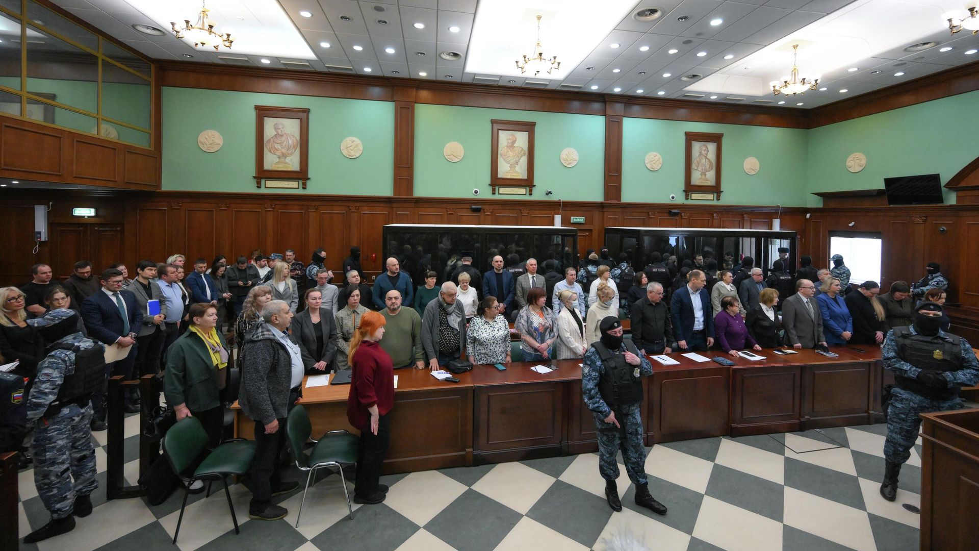 Оглашение приговора обвиняемым по делу о теракте в Крокус Сити Холл - РИА Новости, 1920, 12.03.2026