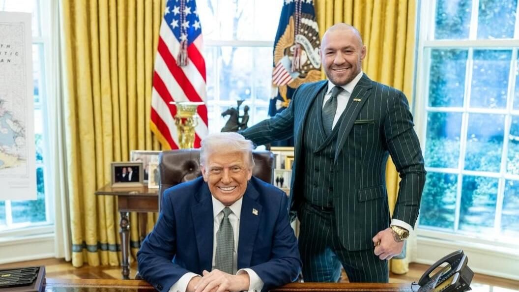 Дональд Трамп и Конор Макгрегор Дональд Трамп и Конор Макгрегор - РИА Новости, 1920, 13.03.2026