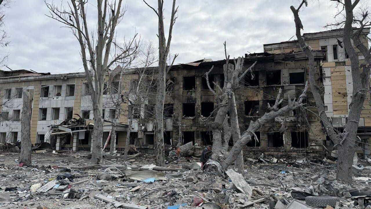 Последствия удара ВСУ по медучреждению в ДНР Последствия удара ВСУ по медучреждению в ДНР - РИА Новости, 1920, 13.03.2026