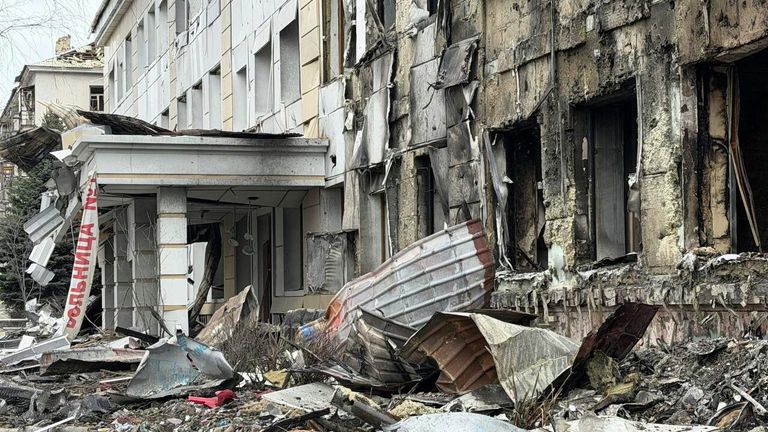 Последствия удара ВСУ по медучреждению в ДНР Последствия удара ВСУ по медучреждению в ДНР