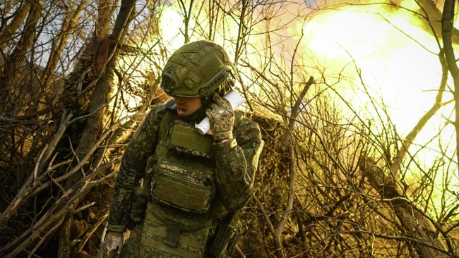 Российский военнослужащий