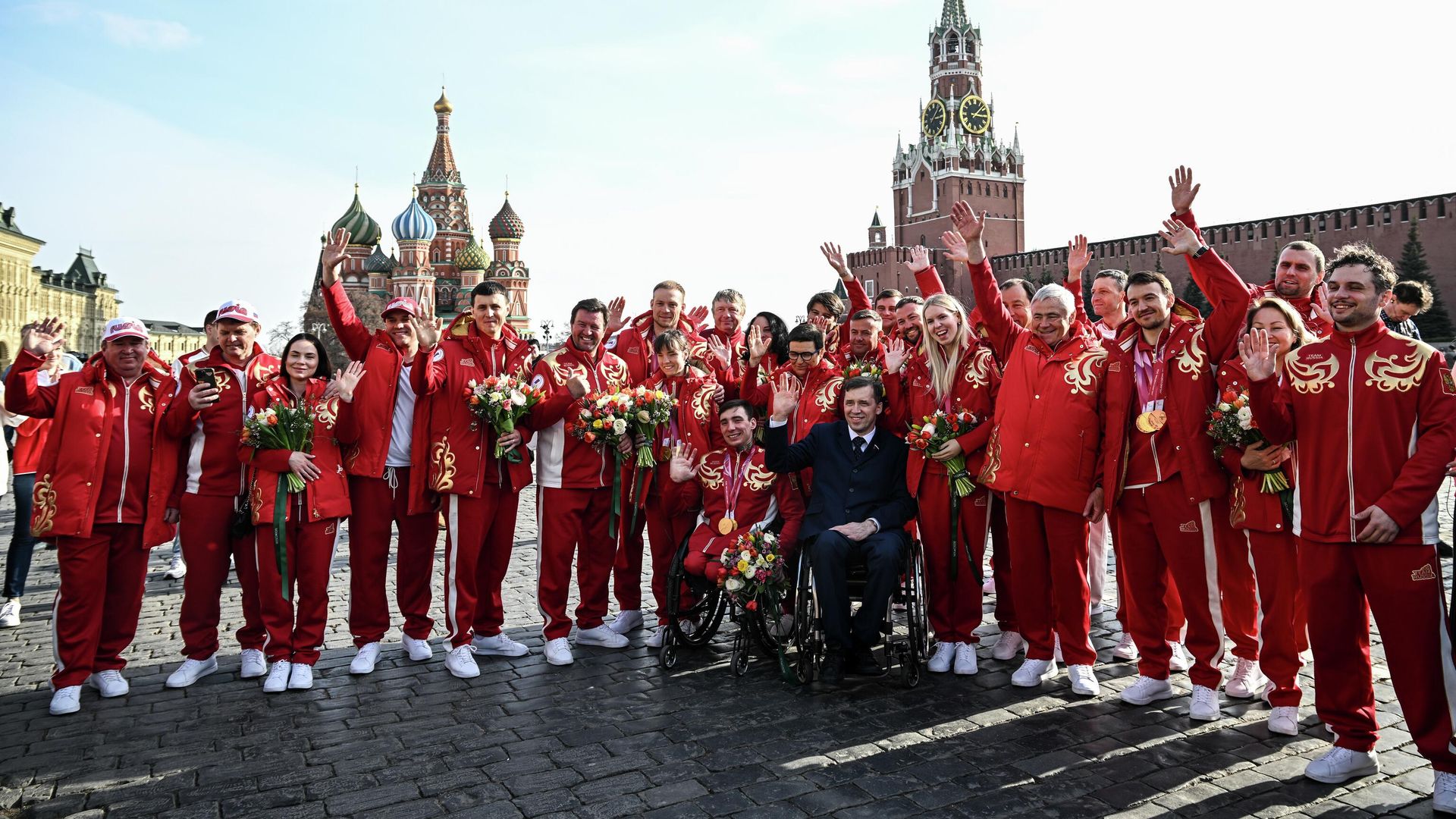 Чествование российских паралимпийцев в Москве Чествование российских паралимпийцев в Москве - РИА Новости, 1920, 19.03.2026