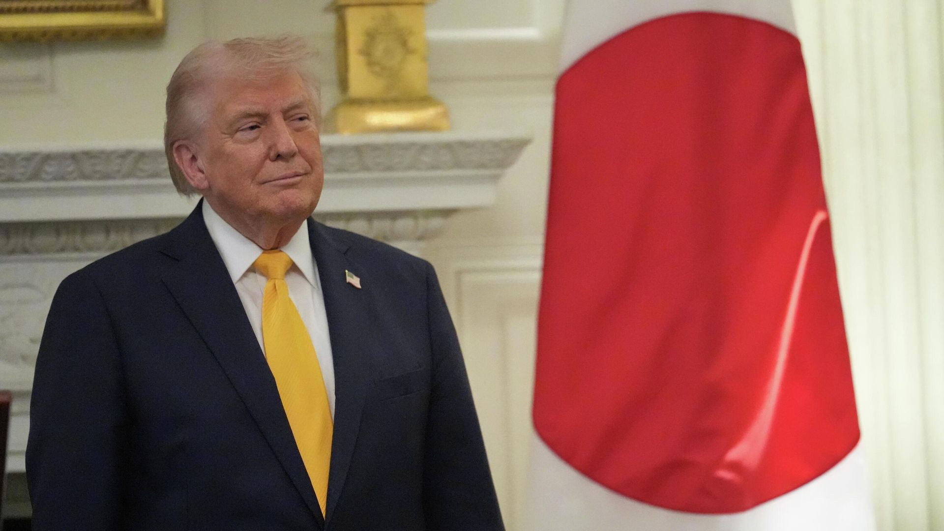 Президент США Дональд Трамп во время встречи с премьер-министром Японии Санаэ Такаити Президент США Дональд Трамп во время встречи с премьер-министром Японии Санаэ Такаити - РИА Новости, 1920, 19.03.2026
