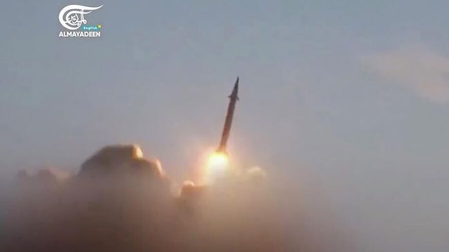 Запуск иранской ракеты