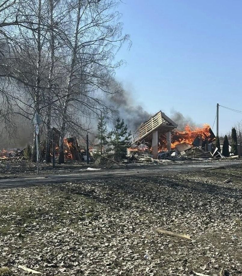 Последствия удара ВСУ по социальному объекту в Белгородской области - РИА Новости, 1920, 22.03.2026