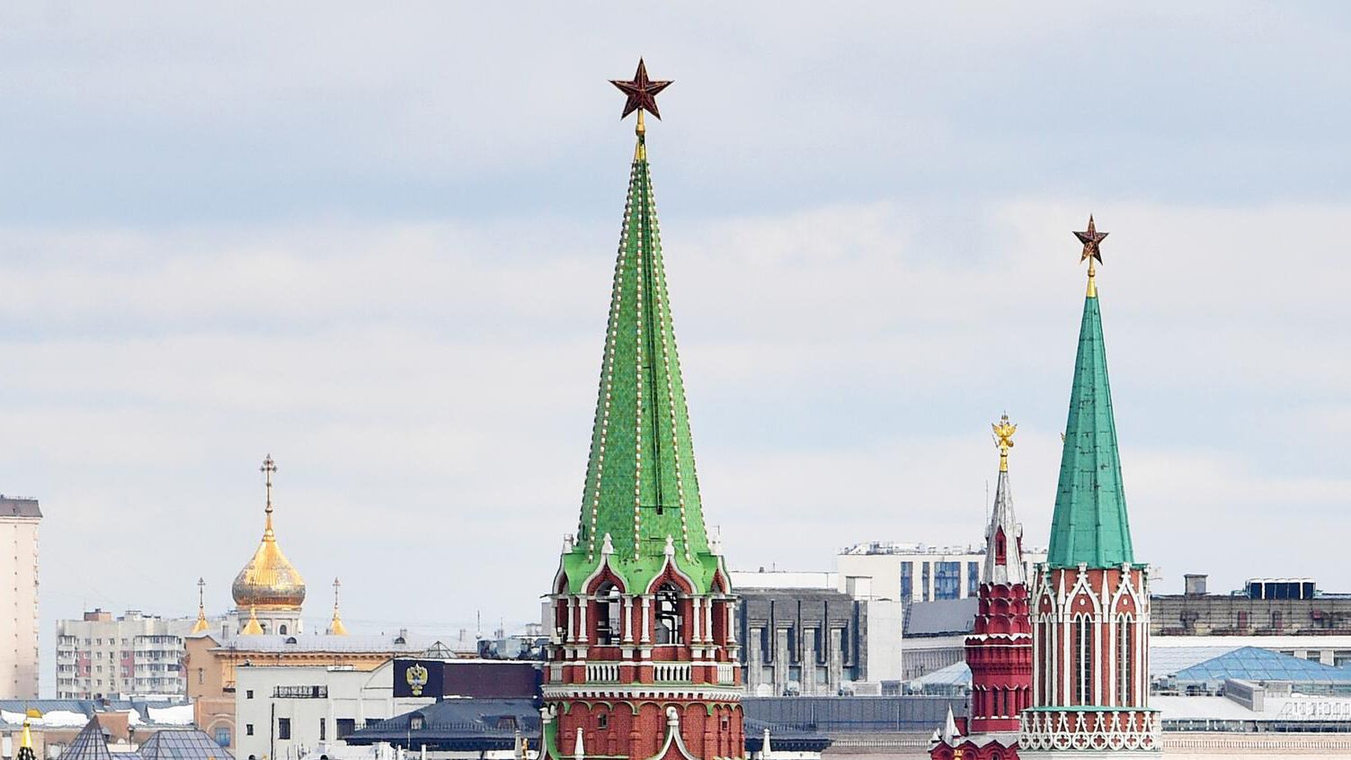 Вид на башни Московского Кремля Вид на башни Московского Кремля - РИА Новости, 1920, 05.05.2025