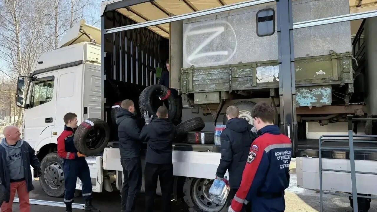 Отправка 64-й партии гуманитарной помощи в зону СВО в Марий Эл - РИА Новости, 1920, 25.03.2026