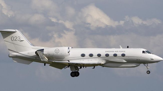 Самолет радиоэлектронной разведки Gulfstream IV S102B Korpen ВВС Швеции