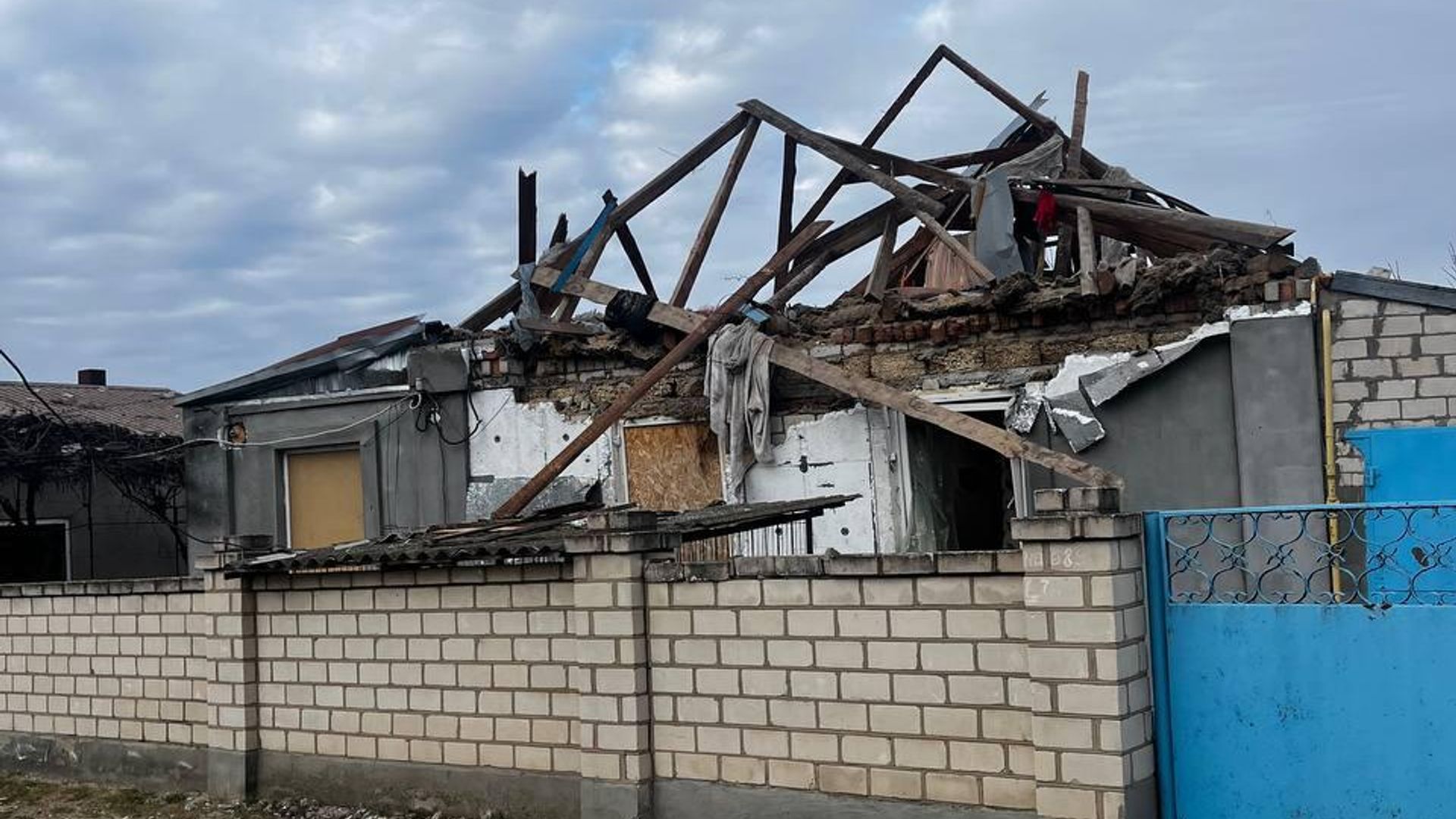 Последствия атаки ВСУ на Алешки Последствия атаки ВСУ на Алешки - РИА Новости, 1920, 10.10.2026