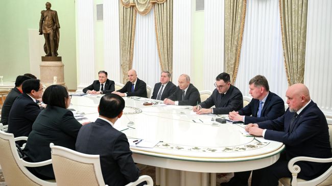 Переговоры Путина с премьер-министром Вьетнама Фам Минь Тинем