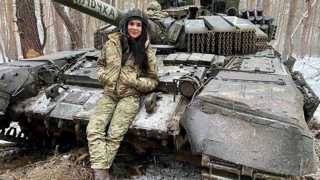 Анна Прокофьева на сватовско-кременском участке фронта в 2022 году Анна Прокофьева на сватовско-кременском участке фронта в 2022 году