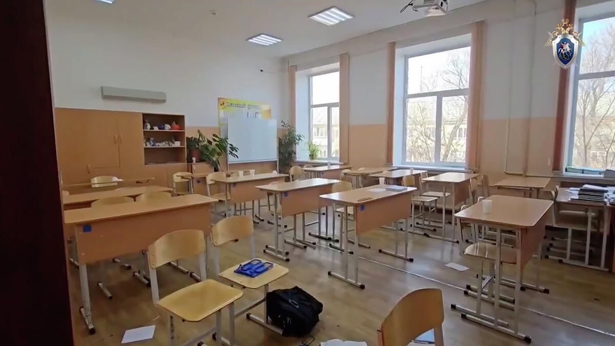 Место нападения в СОШ № 32 города Челябинска Место нападения в СОШ № 32 города Челябинска - РИА Новости, 1920, 26.03.2026