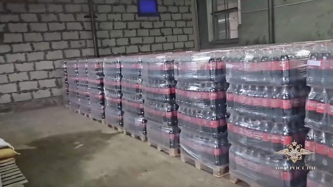Подпольное производство контрафактной Coca-Cola в Смоленской области