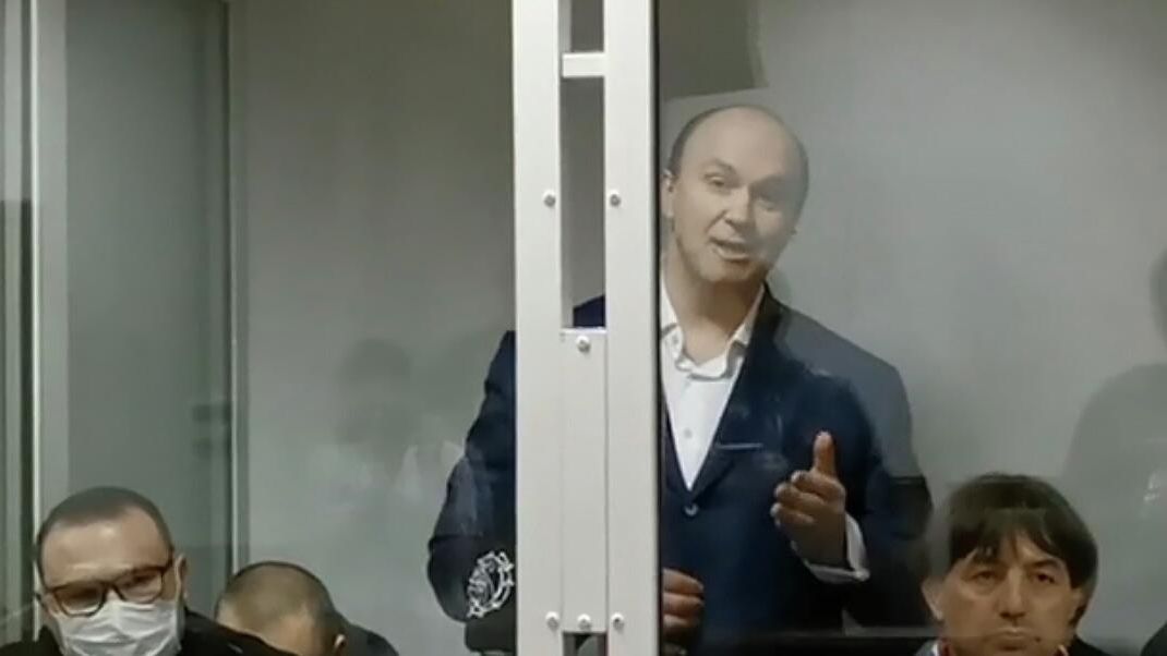Константин Пискарев (Костя Большой) в Мособлсуде. Кадр видео Константин Пискарев (Костя Большой) в Мособлсуде. Кадр видео - РИА Новости, 1920, 31.03.2026
