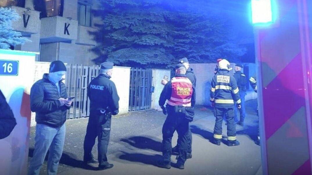 Экстренные службы у Русского дома в Праге Экстренные службы у Русского дома в Праге - РИА Новости, 1920, 27.03.2026