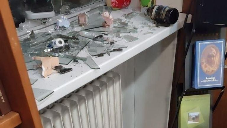 Обстановка в библиотеке Русского дома в Праге 