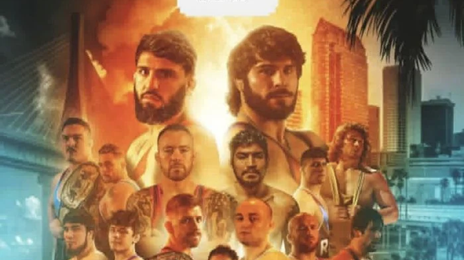 Афиша борцовского турнира RAF 7