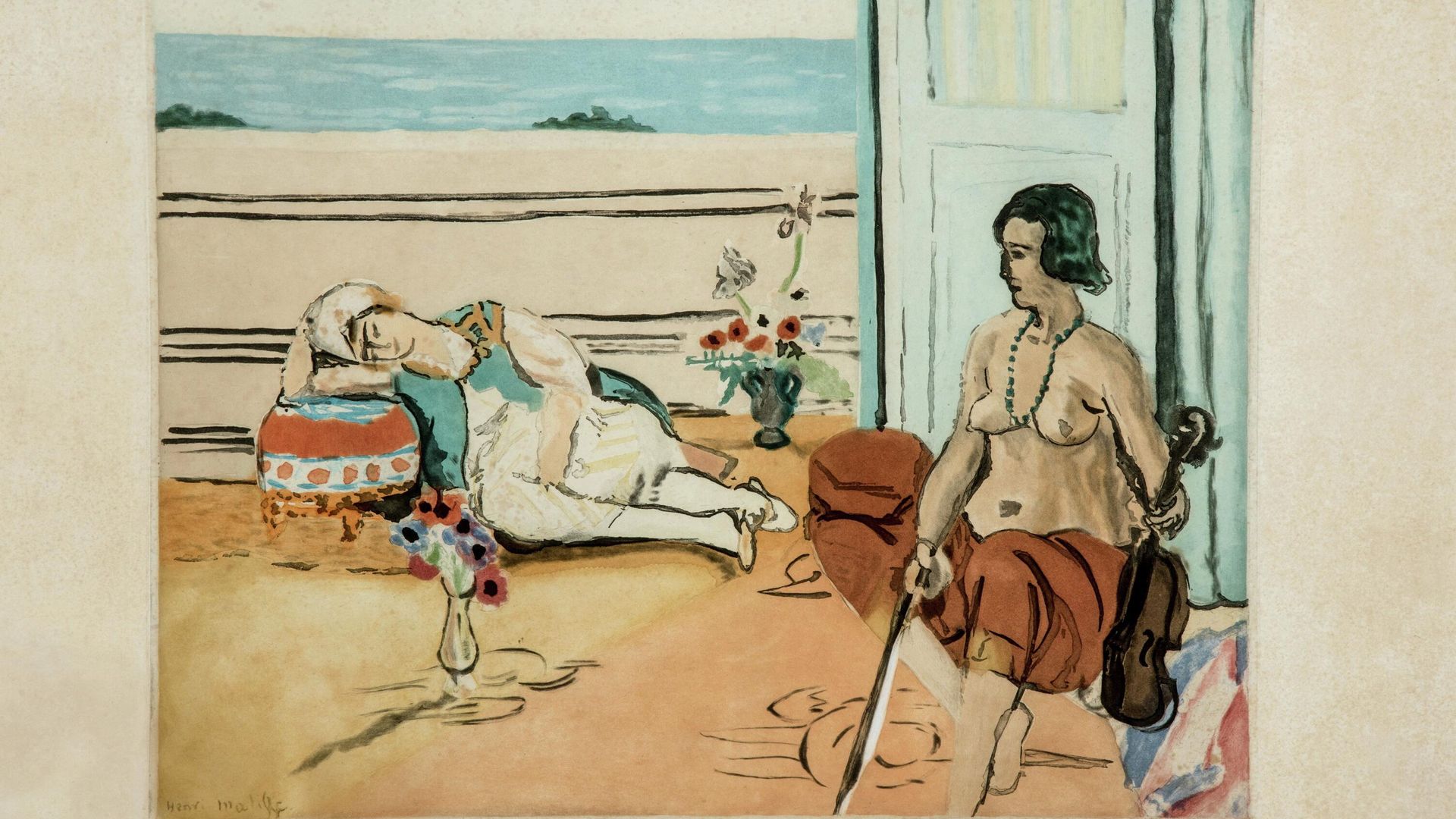 Картина Одалиска на террасе Анри Матисса - РИА Новости, 1920, 29.03.2026